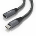 Cabo Alargador USB Aisens A107-0761 Cinzento 1,5 m (1 Unidade)