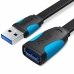 Câble Rallonge à USB Vention VAS-A13-B150 1,5 m Noir