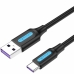 Кабел USB A към USB-C Vention CORBG Черен 1,5 m