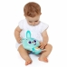 Knuffel met Geluid Moltó Gusy luz Baby Bunny Turkoois 7,5 cm