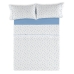 Bedding set Alexandra House Living Estelia Blue Super king 4 Pieces