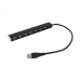 USB Hub GEMBIRD UHB-U2P7-04 Black