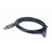 Adaptér HDMI na DVI GEMBIRD CC-USB3C-DPF-01-6 Černá/šedá 1,8 m