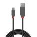 Кабель Micro USB LINDY 36725 5 m Чёрный