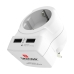 Adaptador de Corrente Skross 1500280 USB x 2 Europeu Reino Unido