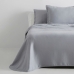 Bedspread (quilt) Alexandra House Living Lines Pearl Gray 205 x 280 cm (2 Pieces)