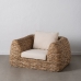 Karosszék Természetes Rattan Foam 111 x 97 x 63 cm