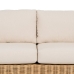 Hagesofa Naturell Treverk av mangotre Foam Naturfiber 180 x 86 x 80 cm