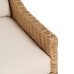 Sodo sofa Natūralus Mango mediena Foam Natūralus pluoštas 180 x 86 x 80 cm