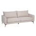 3-mans soffa Beige 216 x 85 x 88 cm Metall