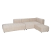 Soffa Beige Polyester Järn 150 x 100 x 66 cm