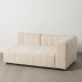 Sofa Beige Polyester Iron 150 x 100 x 66 cm