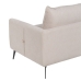 3-paikkainen sohva Beige 216 x 85 x 88 cm Metalli