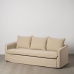 3 vietų sofa Rusvai gelsva 220 x 95 x 90 cm