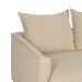 Dreisitzer-Sofa Beige 220 x 95 x 90 cm