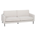 3 vietų sofa 213 x 87 x 90 cm Balta Metalinis