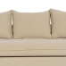 3 vietų sofa Rusvai gelsva 220 x 95 x 90 cm