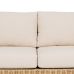 Hagesofa Naturell Treverk av mangotre Foam Naturfiber 141 x 86 x 62 cm