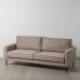 3-mans soffa Beige-brun (taupe) 213 x 87 x 90 cm