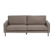 3-mans soffa Beige-brun (taupe) 213 x 87 x 90 cm