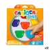 Creioane ceară colorate Carioca Teddy 6 Piese Multicolor (12 Unități)