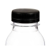 Pullo Musta Läpinäkyvä Muovinen 250 ml 6 x 13,5 x 6 cm (24 osaa)