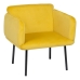 Fauteuil Jaune Noir 100 % polyester 76 x 64 x 77 cm