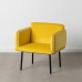 Fauteuil Jaune Noir 100 % polyester 76 x 64 x 77 cm