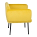 Fauteuil Jaune Noir 100 % polyester 76 x 64 x 77 cm