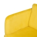 Fauteuil Jaune Noir 100 % polyester 76 x 64 x 77 cm