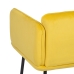 Poltrona Giallo Nero 100 % poliestere 76 x 64 x 77 cm