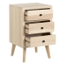 Nightstand MARIE Natural Aspen wood 42 x 40 x 70 cm