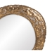 Καθρέφτης με Υποστήριξη Χρυσό Κρυστάλλινο Σίδερο 34 x 13 x 48,5 cm