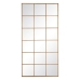 Espejo de pared Dorado Cristal Hierro Ventana 90 x 3 x 180 cm