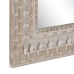 Zidno ogledalo Bijela Prirodno Kristal Drvo Manga Drvo MDF Vertikalno 71,1 x 5,1 x 101,6 cm