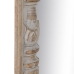 Zrcadlo do šatny Bílý Přírodní Sklo mangové dřevo Dřevo MDF Vertikální 48,26 x 7 x 183 cm