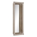 Wandspiegel Wit Natuurlijk Kristal Mangohout Hout MDF Verticaal 106,6 x 12,7 x 38 cm