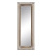 Oglindă de perete Alb Natural Geam Lemn de mango Lemn MDF Vertical 106,6 x 12,7 x 38 cm