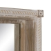 Miroir mural Blanc Naturel Verre Bois de manguier Bois MDF Vertical 106,6 x 12,7 x 38 cm