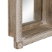 Miroir mural Blanc Naturel Verre Bois de manguier Bois MDF Vertical 106,6 x 12,7 x 38 cm