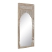 Specchio spogliatoio Bianco Naturale Cristallo Legno di mango Legno MDF Verticale 76 x 7 x 176,5 cm