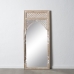 Zrcadlo do šatny Bílý Přírodní Sklo mangové dřevo Dřevo MDF Vertikální 76 x 7 x 176,5 cm