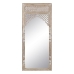 Καθρέφτης Καλλωπισμού Λευκό Φυσικό Κρυστάλλινο Ξύλο από Μάνγκο Ξύλο MDF Κάθετο 76 x 7 x 176,5 cm