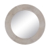 Wall mirror White Natural Vertical 61 x 2,5 x 61 cm