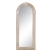 Garderobes spogulis Balts Dabisks Stikls Mango koks Koks MDF Vertikāli 87,63 x 3,8 x 203,2 cm