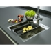 Επεκτάσιμο Στραγγιστήρι Πιάτων για Νεροχύτη Wenko Sievo 55012100 Μαύρο