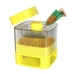 Dog Feeder Doggy Village Auto-Buffet Yellow ABS 50 x 28 x 50 cm