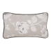 Cushion Grey Flowers 50 x 30 cm
