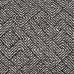 Coussin Blanc Noir Géométrique 50 x 30 cm