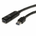 Kabel USB Startech USB3AAEXT3M          USB A Črna